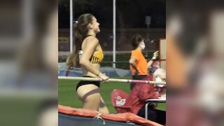 Incredible Spanish Pole Vault Beauty Strikes Again