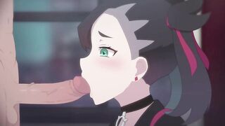 Youtube Hentai: MARNIE "POKEMON" BLOWJOB CUM IN MOUTH #2