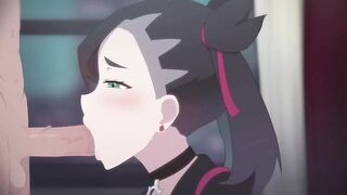 Youtube Hentai: MARNIE "POKEMON" BLOWJOB CUM IN MOUTH #4