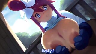 Youtube Hentai: Pokemon Skyla Paizuri #2