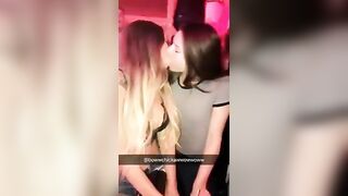 Yummy Boobs: Boob Boner From Kissing Another Girl In Public #4