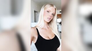 Zienna Eve: Lip syncing with black top on #2