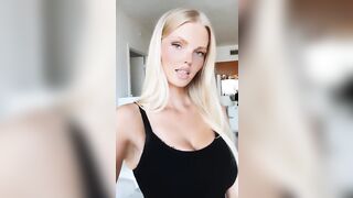 Zienna Eve: Lip syncing with black top on #3