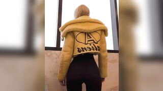 Zienna Eve: Yellow Jacket in motion 2 #3